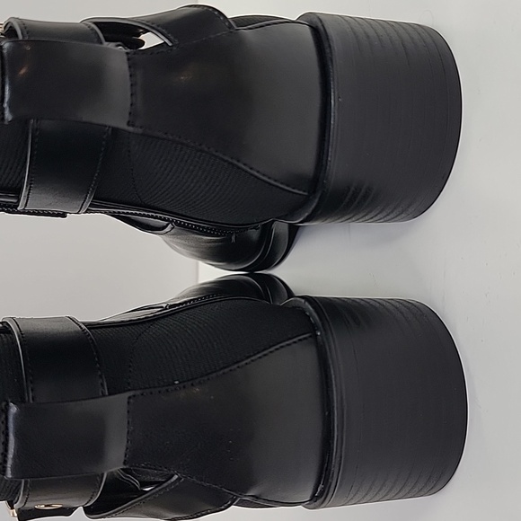 TOMMY HILFIGER NEW BLACK KNEE HIGH BOOTS SZ 7.5 - Picture 9 of 12